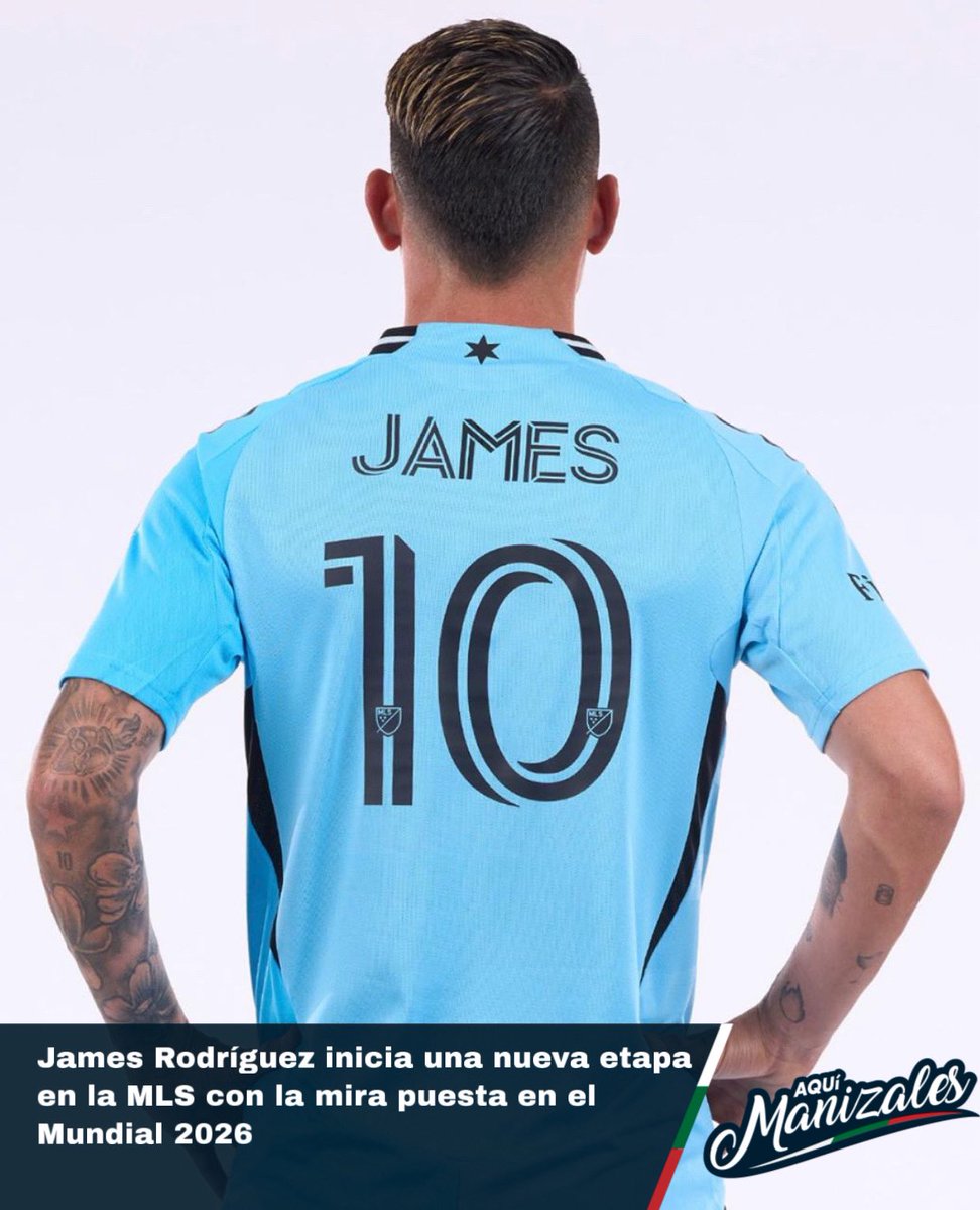 James Rodríguez ya tiene equipo para afrontar la temporada y mantenerse en competencia de cara al Mundial 2026, que se disputará en Estados Unidos, México y Canadá. <a href="/MNUFC/">Minnesota United FC</a> confirmó la llegada del volante colombiano como su nuevo jugador aquimanizales.com/james-rodrigue…

<a href="/jamesdrodriguez/">James Rodríguez</a>