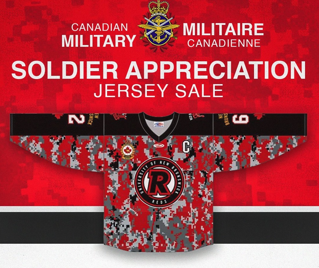 It's Soldier Appreciation game tonight at the AUC as <a href="/UNBMHockey/">UNB Men’s Hockey</a> takes on St. Mary's. There is a raffle again tonight as well as the option of purchasing tonight's game worn jerseys for $180 (first come - first serve). I hope to have the table ready for 6pm