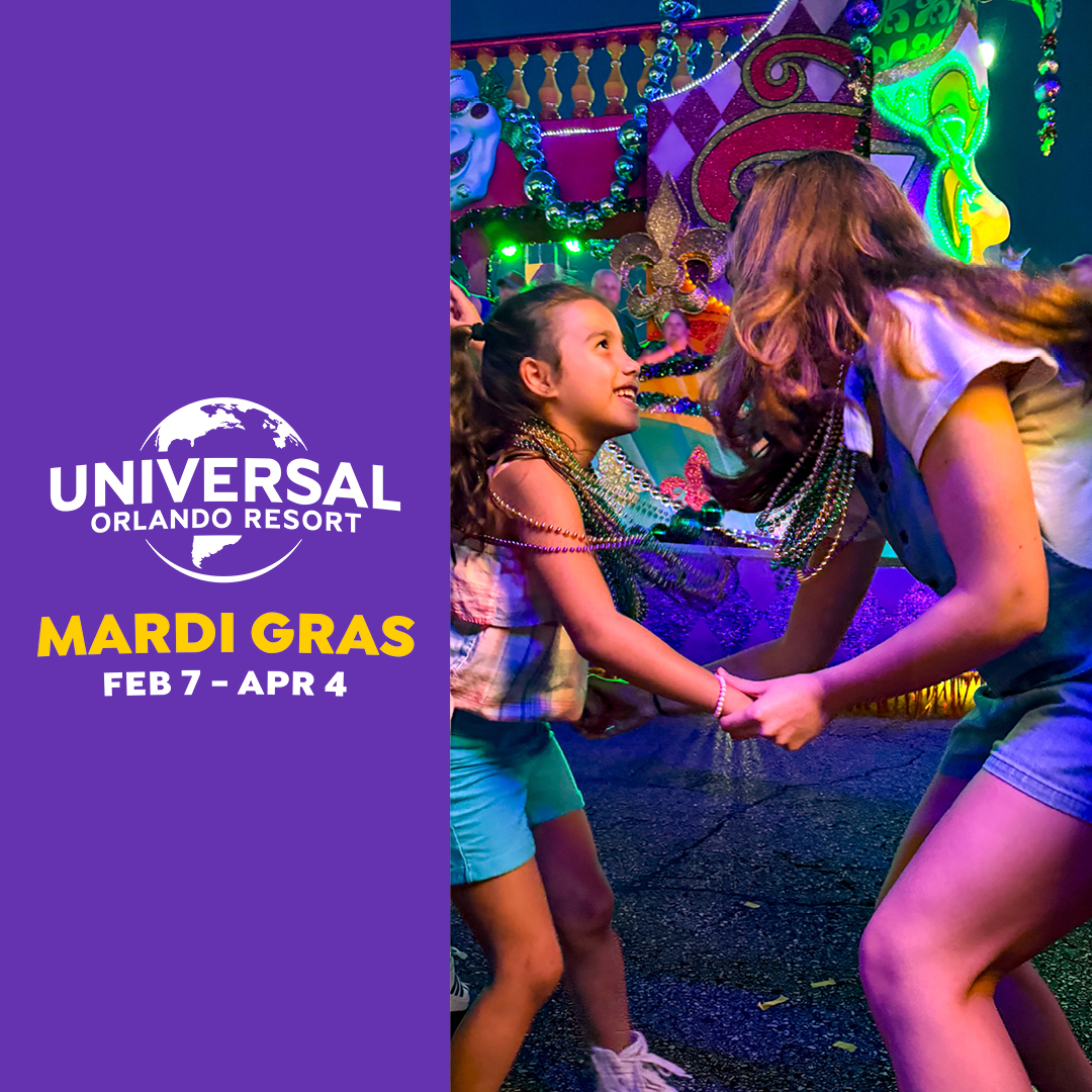 Star98Tally's tweet photo. It’s time to play at Mardi Gras: International Flavors of Carnaval at @UniversalORL. Enjoy festive floats, live music and food for purchase. Star 98.9 has your chance to win your way there. To enter for the chance to win and for info including Rules visit https://t.co/6WiHIxwuVl https://t.co/GmLm9sGbRq