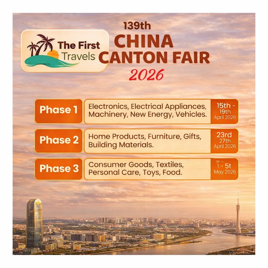 travelwithfirst's tweet photo. Are you a business owner or a leisure traveler?
From business opportunities to cultural experiences, your China journey starts here. 🇨🇳
Travel smart. Travel easy. Travel with The First Travels. ✈️🌍
Send us a DM today!
#cantonfair #china #visa https://t.co/uNbtcBWiEH