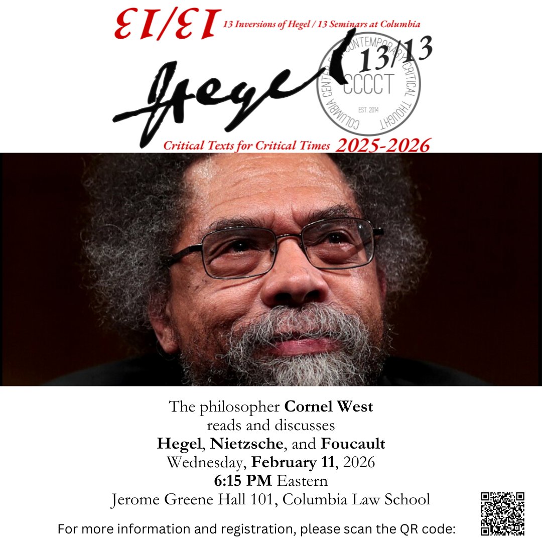 Columbia Center for Contemporary Critical Thought tweet media