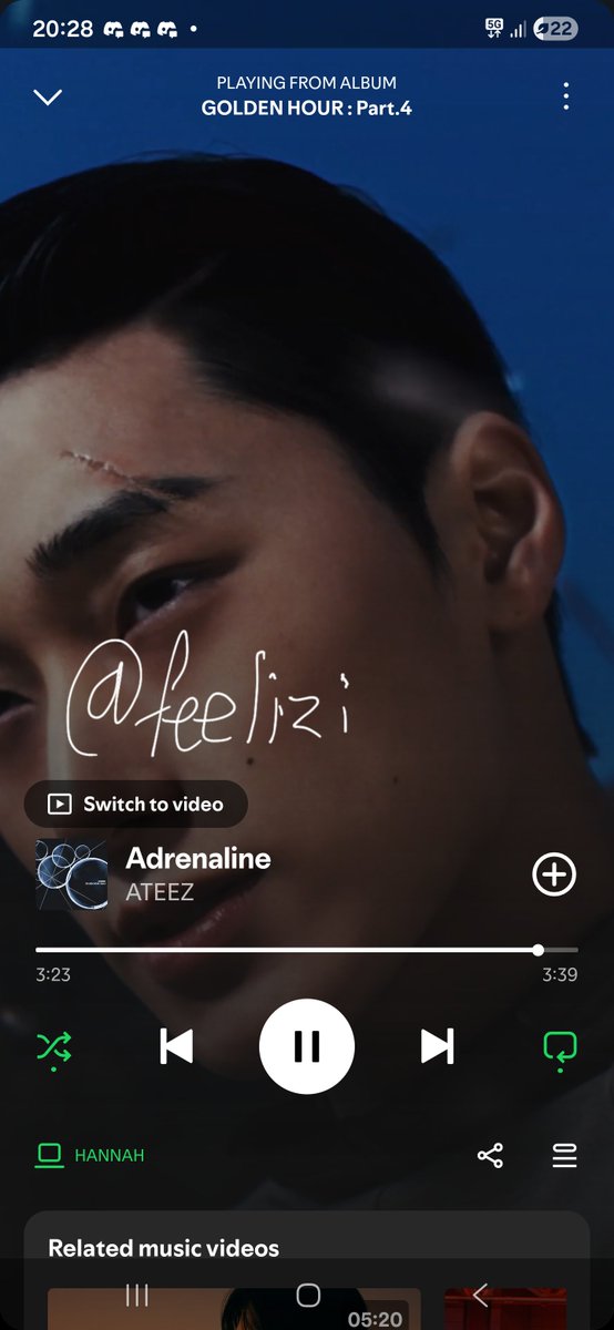 Feelizi's tweet photo. 🔋 ATEEZ(에이티즈) [GOLDEN HOUR : Part.4] 발매 기념 'Adrenaline' EVENT 📷 스밍 타래 📷

260206 8:19pm-9:28pm CET  

Spotify

#ATEEZ #에이티즈 #GOLDENHOUR #GOLDENHOUR_Part4 #Adrenaline #Full_스밍_max https://t.co/RtFDktoyzS