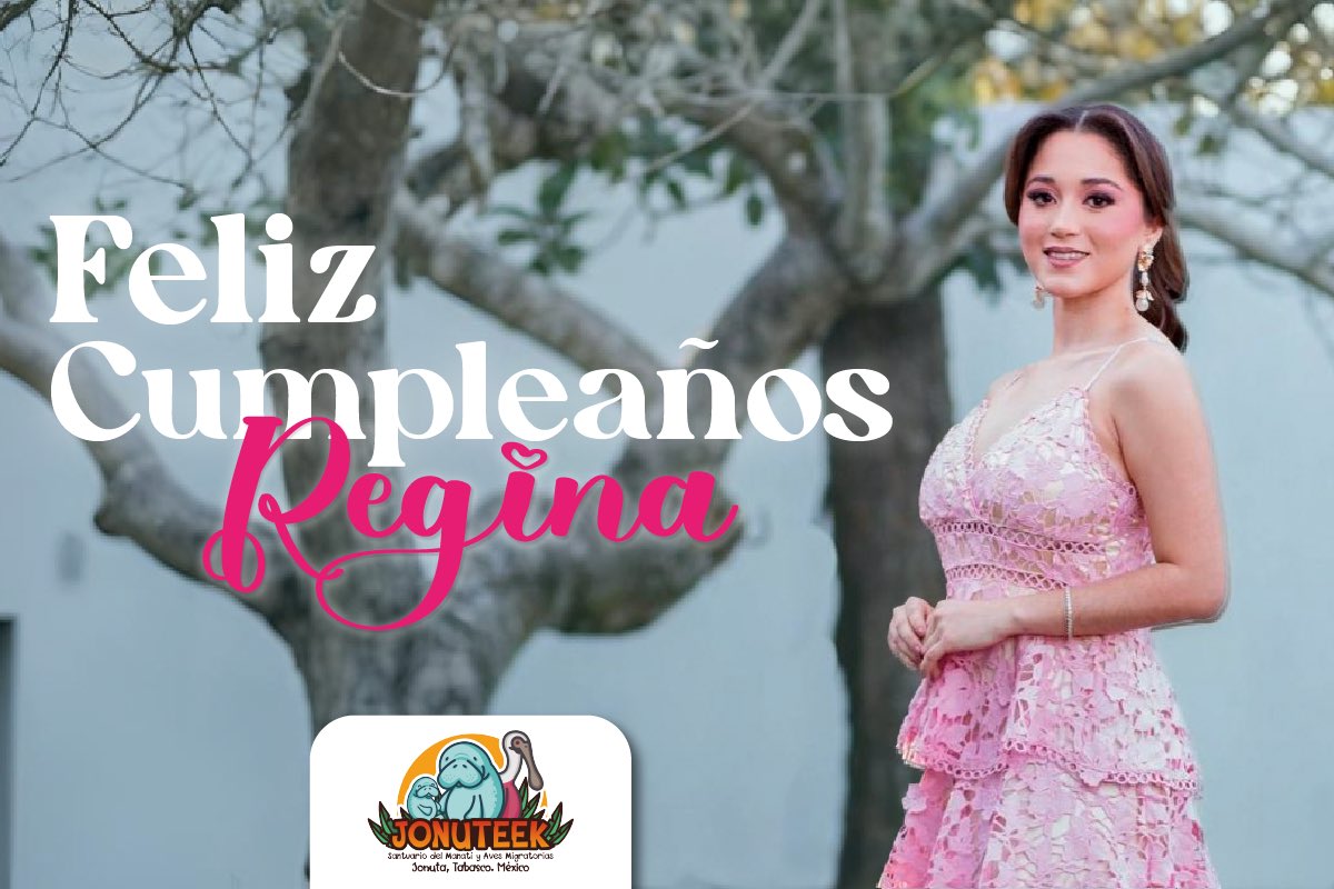 Feliz cumpleaños @reginajonuta_2026 desde #jonuteek te enviamos los mejores deseos #jonuteek_manaties que sea un día maravilloso 🌹