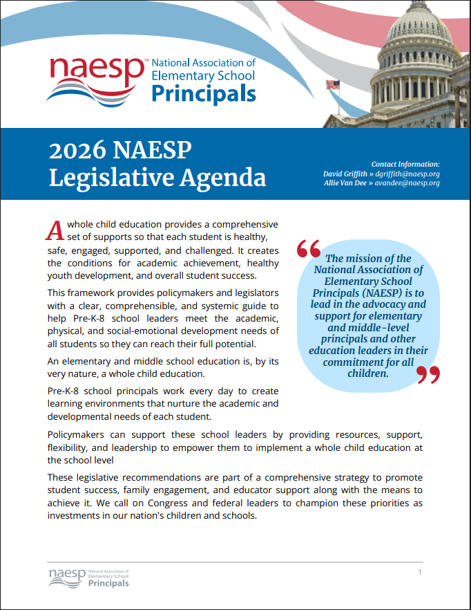 National Assoc. of Elementary School Principals tweet media