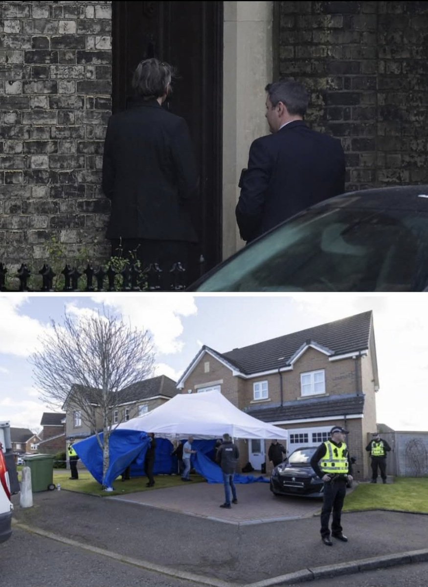 SPOT THE DIFFERENCE.
One is the polis investigating at Peter Mandelson's house
One is the polis investigating at Nicola Sturgeon's house.
