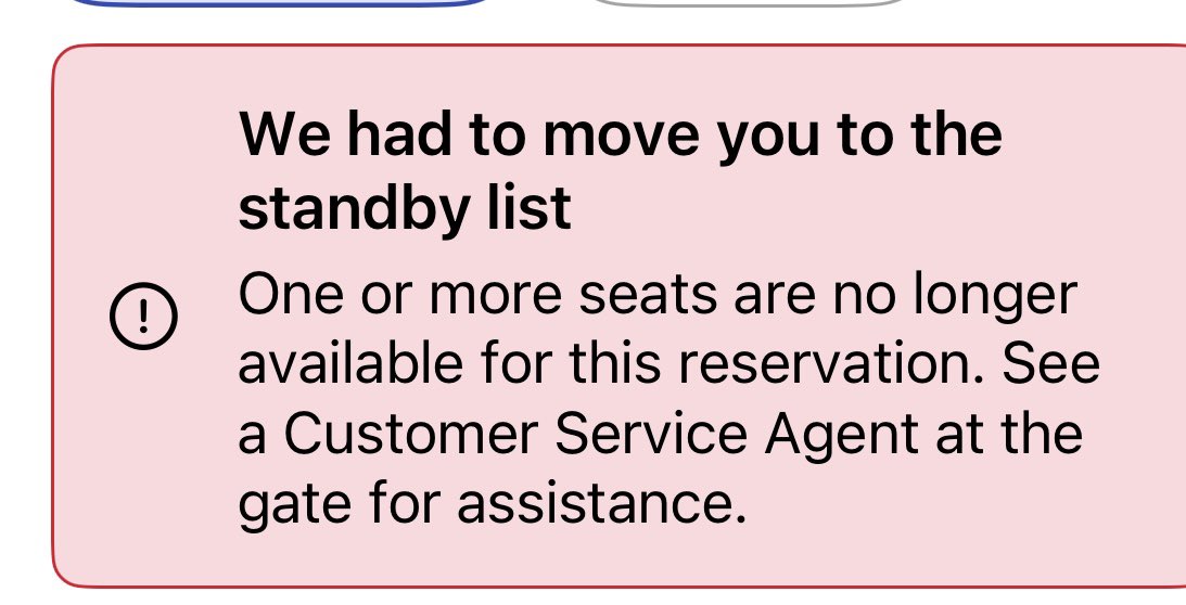 epfrisco's tweet photo. @SouthwestAir So does mean the flight is oversold and I might not be on the flight?  Or does it mean I’m a confirmed passenger, I just have to get my seat assignment at the gate? https://t.co/Ca1SlMV0U9