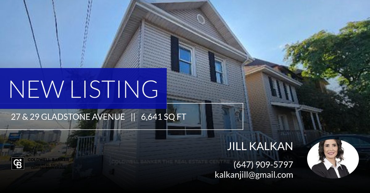 KalkanJill's tweet photo. 📍 New Listing 📍 Take a look at this fantastic new property that just hit the market located at 27 &amp; 29 Gladstone Avenue in Oshawa. Reach out here or at (647) 909-5797 for more information!

Listed by MICHAEL PLOMARITIS

Jill Kalk... https://t.co/hPWX7kdZV0 https://t.co/Ml0V374QrY