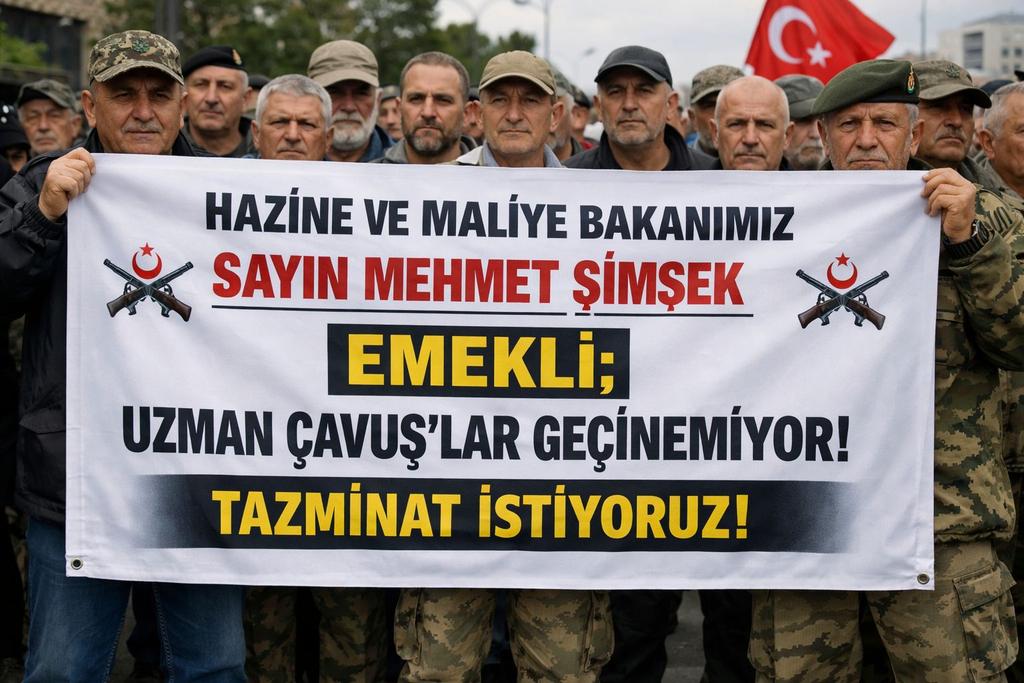 <a href="/aerdemcantimur/">Abdullah Erdem Cantimur</a> 45 yaş nedeniyle RE'SEN
2nci/3'ncü derecelerde emekliliğe sevk edilen ilk emekli  #UzmanÇavuş'lar
Geçim sıkıntısı yaşamaktalar
#GEÇİNEMİYORLAR
3600 ek göstergeden bu gün emekli edilen emsalleri gibi yararlanamıyorlar.Hiç bir tazminat hakları yok
#BirDerece ve
#Tazminat istiyoruz
