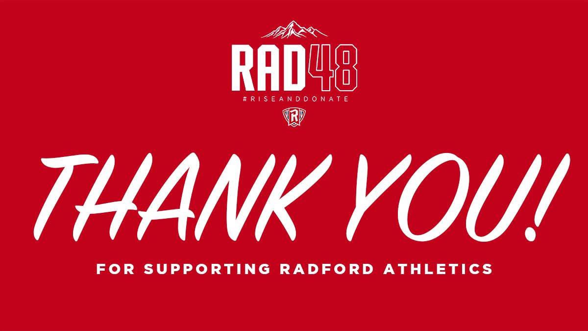 dvp44baseball's tweet photo. #RiseAndDonate ๐ก
Huge thank you to everyone that supported @ru_athletics #RAD48
A RECORD 1,262 donors showed their support for Radford University Athletics and its programs. $167,699 was raised in the 48 hour campaign.
It's a great day to be a Highlander!๐ก https://t.co/0h9e5qMvOa