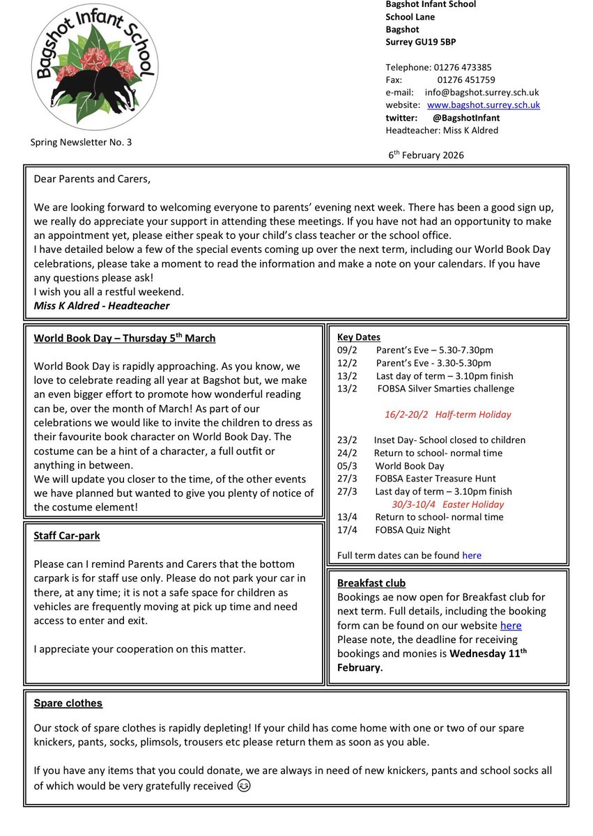 You can read our latest newsletter here