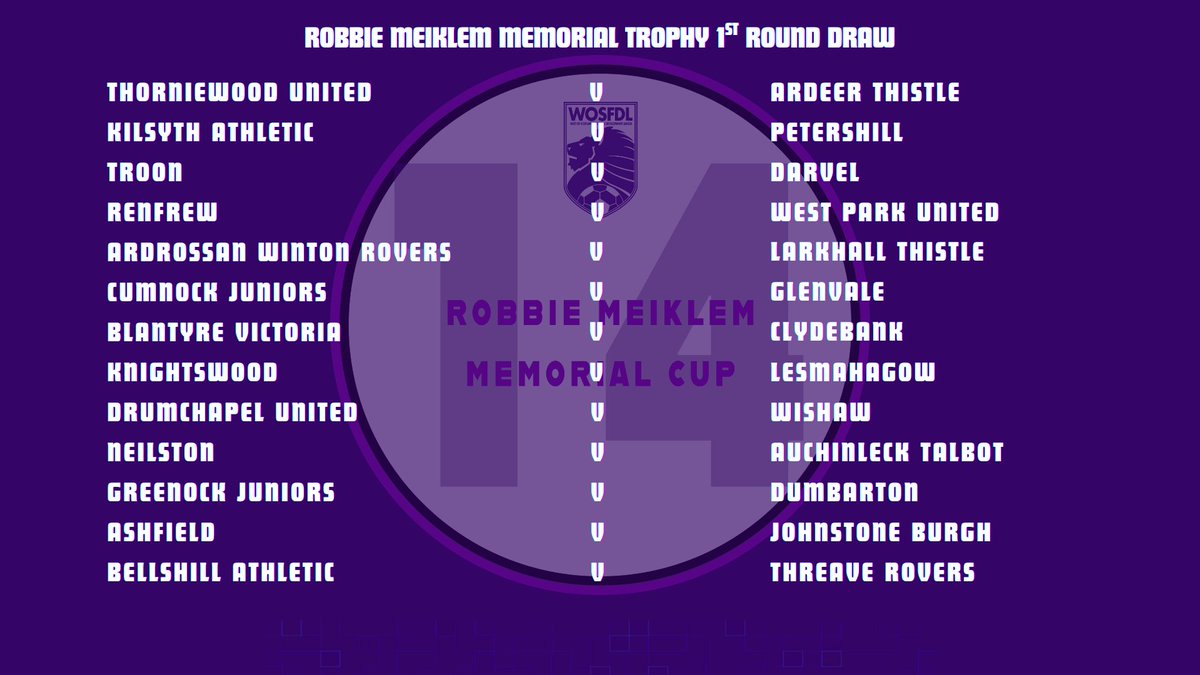 West of Scotland Football Development League tweet media
