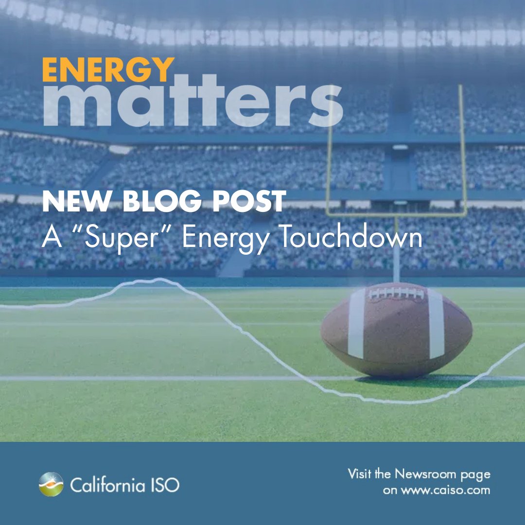 California ISO tweet media