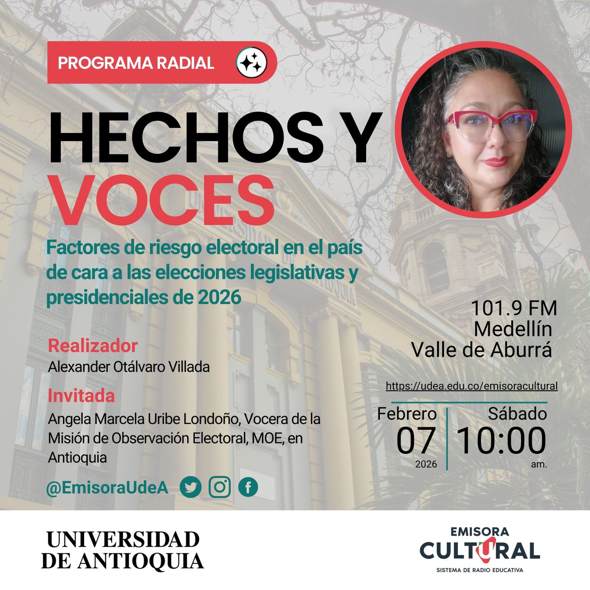 #Red57 | La <a href="/moecolombia/">MOE</a> presentó el libro Mapas y Factores de Riesgo Electoral–Elecciones Nacionales 2026 que incluye el Mapa Consolidado de Riesgo Electoral por coincidencia de factores de fraude electoral y de violencia. Tema de análisis en la emisión de hoy