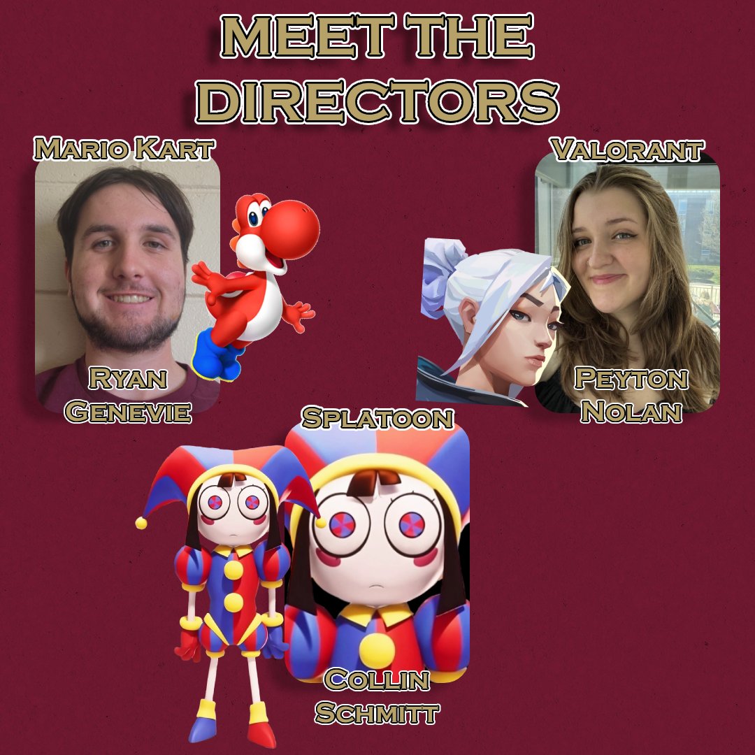 With the semester starting off strong, we'd like to introduce new and returning members of the Kutztown Esports' Eboard!

Have any questions or concerns? Join our  discord in our bio!