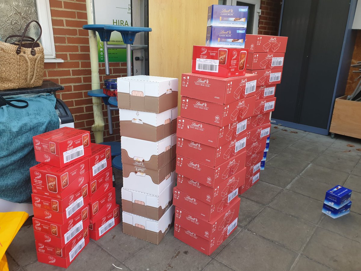 FelthamFoodBank's tweet photo. Amazing donation from Lindt. Thank you!!🤩 https://t.co/5qsLmSVFO3