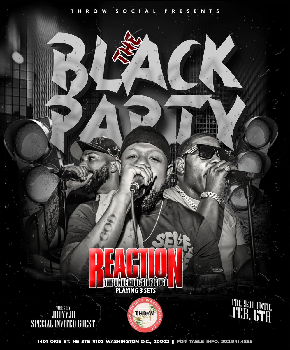 DaReactionBand's tweet photo. Throw Social tonight! https://t.co/Y0i8HUEq3B