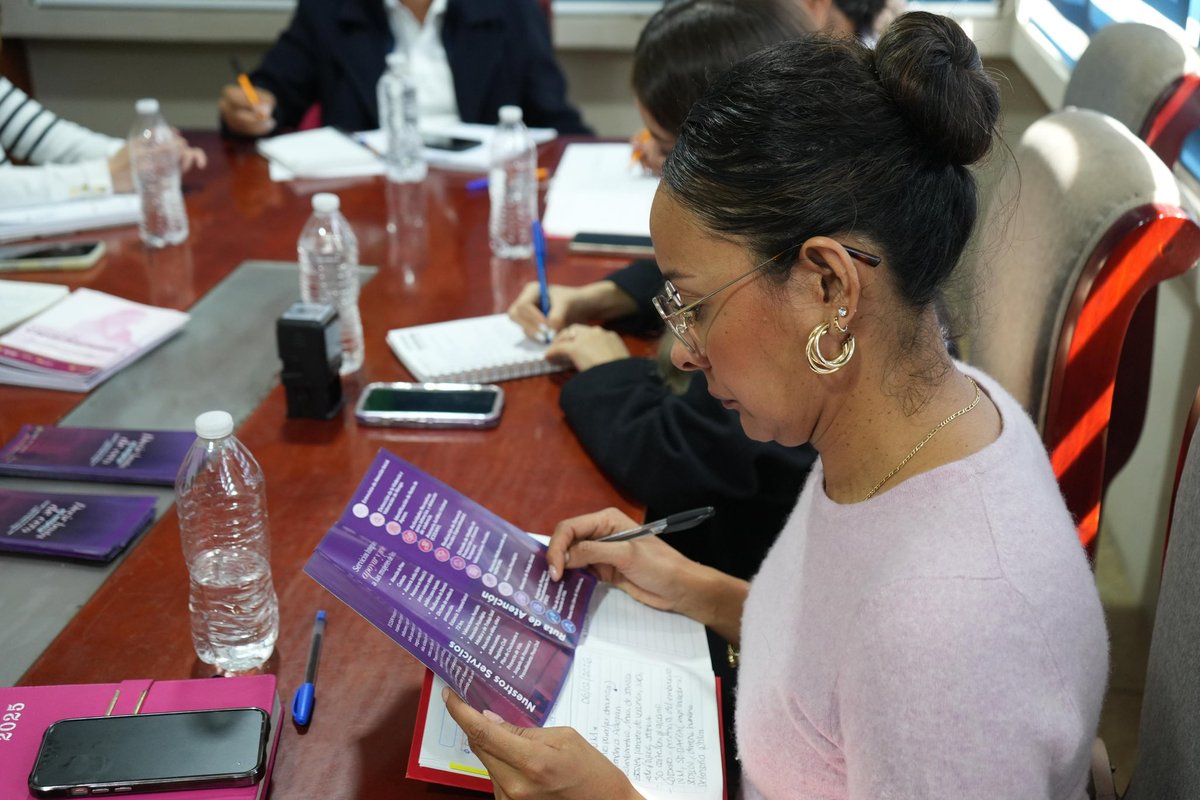 cejumver's tweet photo. 🤝 Reunión con el presidente municipal de Actopan, Eduardo Utrera Carreto, para avanzar en acciones conjuntas en beneficio de las mujeres, adolescencias e infancias.💜✨

@rocionahle @ahuedricardo 

#CJMParaTodas https://t.co/oKjSWK7fRU