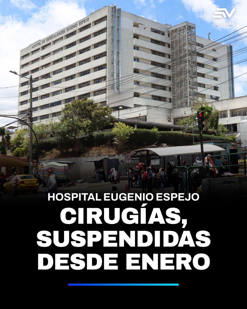 📢 Según fuentes médicas del Hospital Eugenio Espejo, el nivel de abastecimiento no alcanza el 45 %. Para que un hospital pueda operar con normalidad, este porcentaje debería llegar al menos al 90 %. 👉 bit.ly/4tnar2C