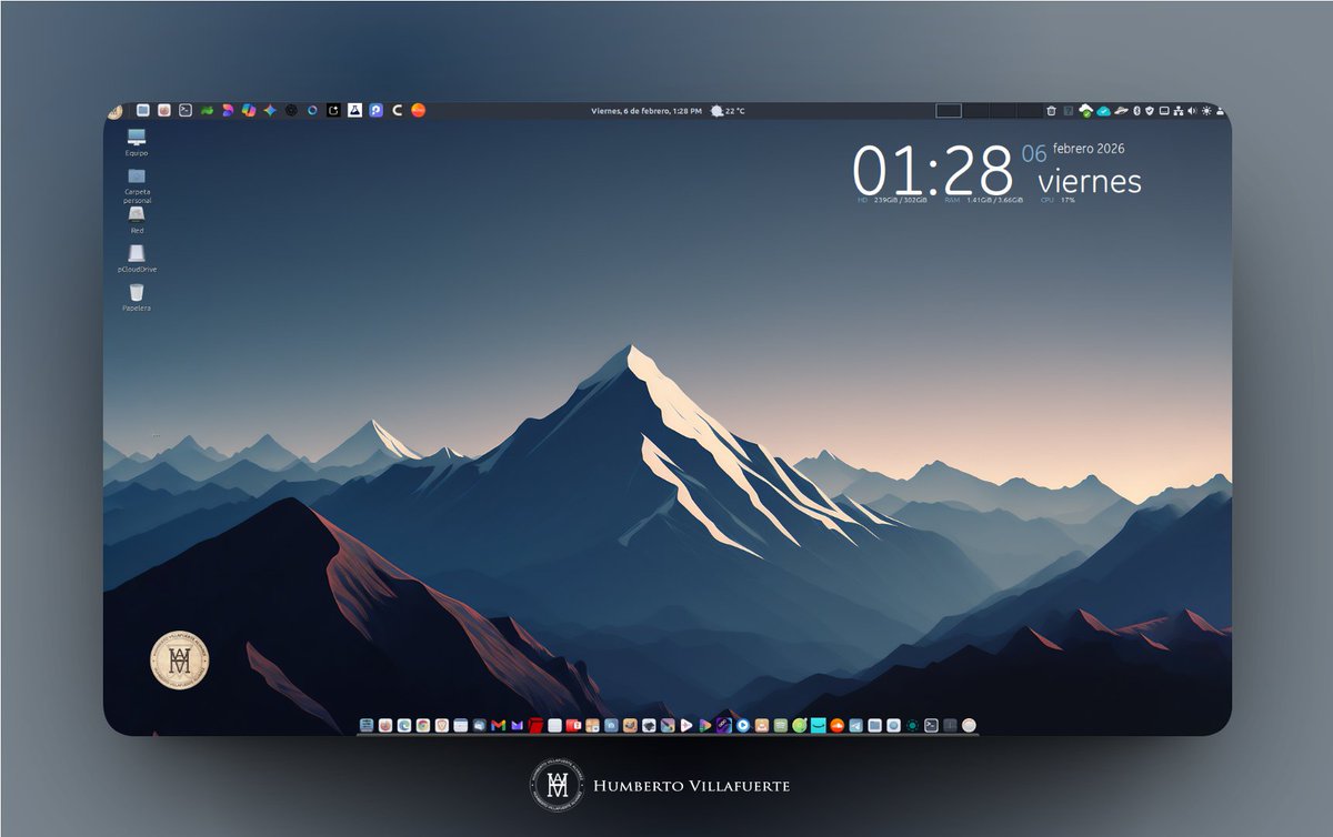 humbertovill68's tweet photo. #ViernesDeEscritorio, Linux Mint con tema Nordic e Iconos Nordzy #linuxmint #OpenSource #linux #gnomedesktop #cinnamondesktop https://t.co/5BG04gt4KN