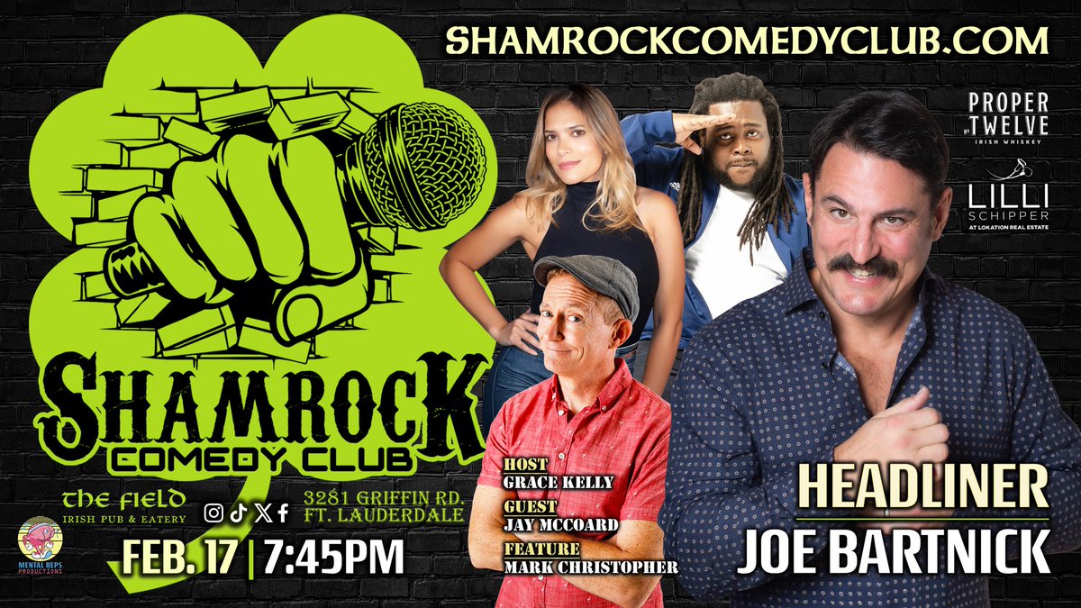 Shamrock Comedy Club tweet media