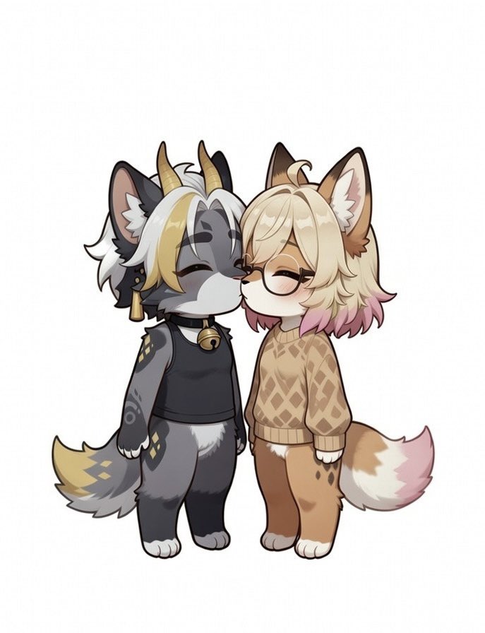 A_O_CAi's tweet photo. hello! We are couples to join your cutie chibis gangs!
#SFW #FurryAi #AIart #Chibis #OCAxoma #OCApril https://t.co/5FA8nepxH0