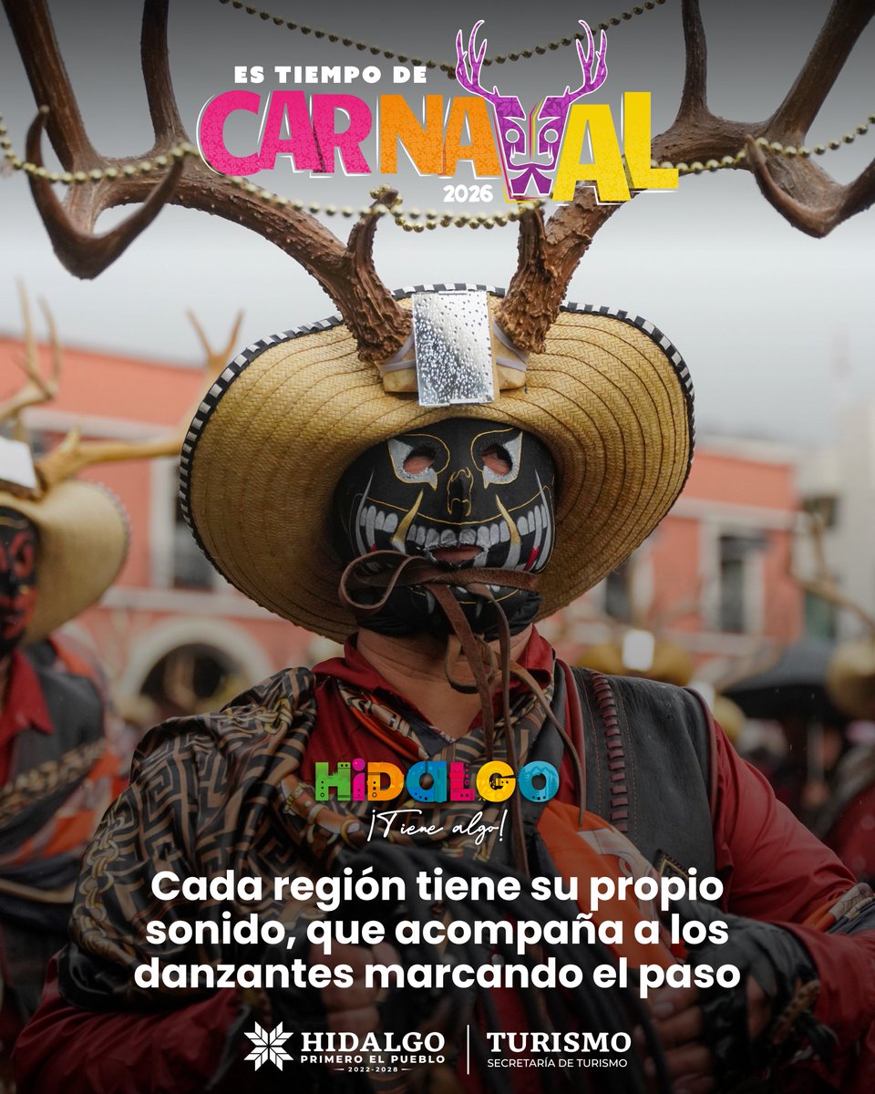 SEPHidalgo's tweet photo. 🎭 Entre música, disfraces y fiesta, los Carnavales de Hidalgo te invitan a vivir una experiencia única que conecta historia, cultura y diversión.
📅 7 de febrero | 🕚 11:00 h
📍 Pachuca de Soto, Hgo.
#HidalgoTieneAlgo #EsTiempoDeCarnaval https://t.co/OQAC0XaI6D