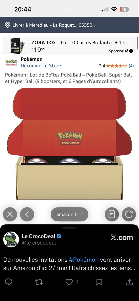 Quentinho06's tweet photo. @le_crocodeal Salut j’ai une invitation sur cet item tu sais c’est quoi les boosters à l’intérieur ? https://t.co/yadvdcpNB5