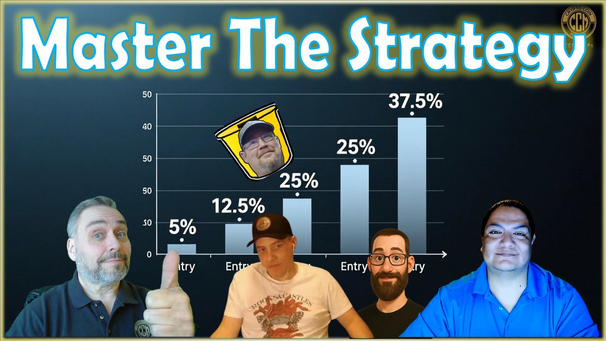 You never know what you're going to get when you join #Crypto on the Rocks!

In a recent #COTR two of our favorite traders share their secrets for entering the market... JR <a href="/TheArtOfCrypto8/">The Art Of Crypto</a> reveals his 1/8 entry strategy... the <a href="/TradeIntuition/">Trade Intuition</a> explains how he ladders into