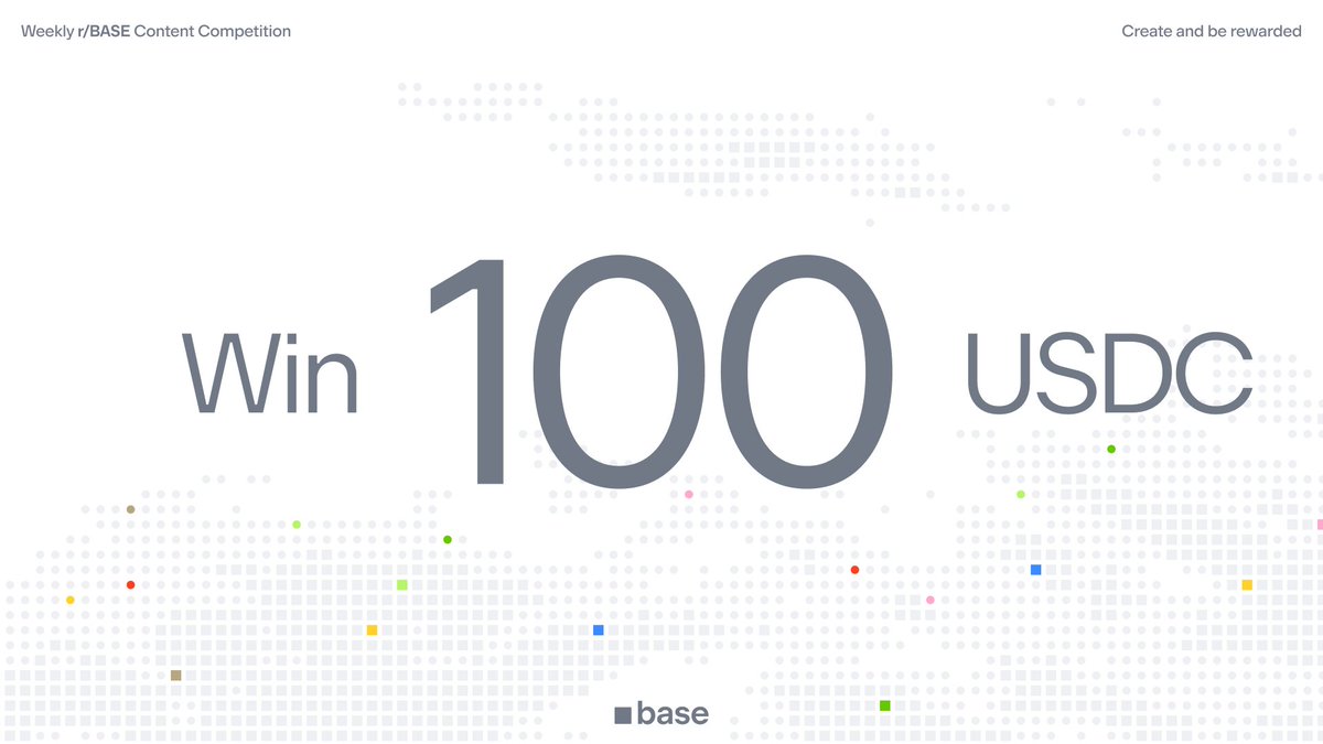 ZacPrater's tweet image. If you’re not baseposting on Reddit, are you even baseposting?

@base is giving away 100 USDC for posting the best content over on our home on r/BASE.

Join the discussion and win some USDC - reddit.com/r/BASE/comment…