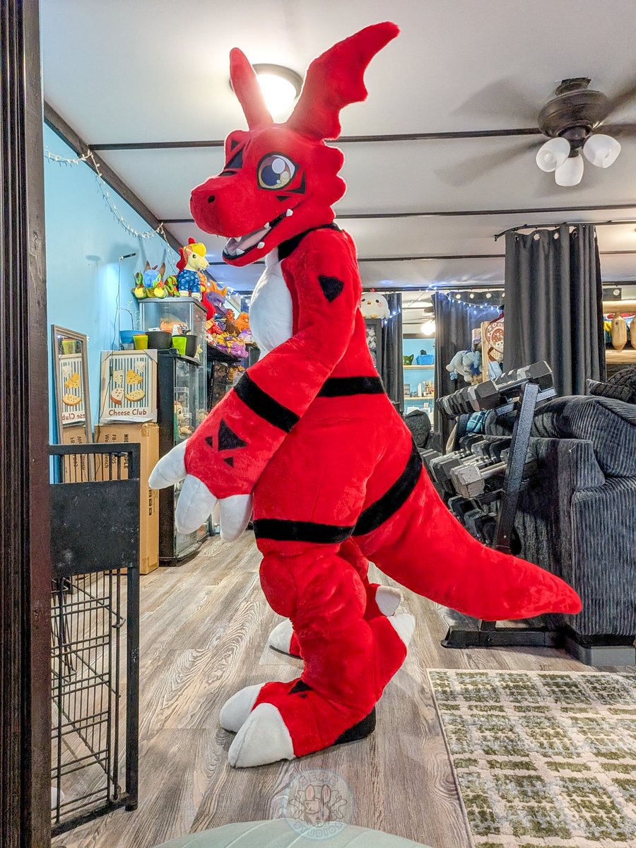 serestudios's tweet image. Someone got a new face! Catch him running around at MCFC! :D