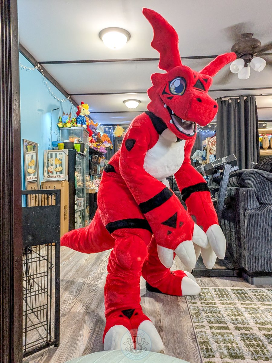 serestudios's tweet image. Someone got a new face! Catch him running around at MCFC! :D