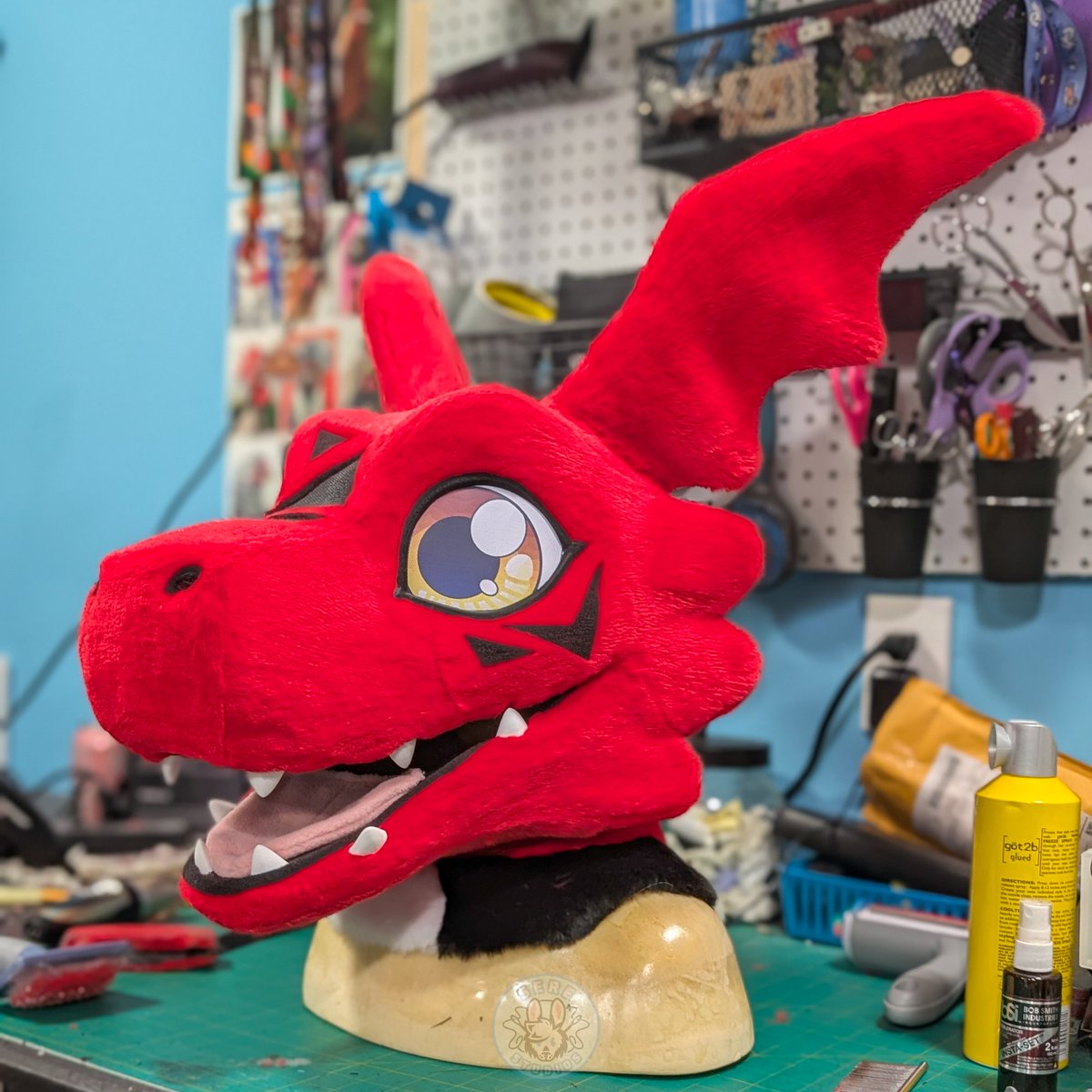 serestudios's tweet image. Someone got a new face! Catch him running around at MCFC! :D