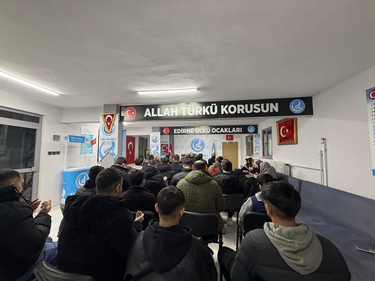 Ulku_Ocaklari's tweet photo. Ülkü Ocakları olarak; Kahramanmaraş merkezli asrın felaketi olan 6 Şubat depreminde hayatını kaybeden vatandaşlarımızın ruhları için, tüm il ve ilçe ocaklarımızda Kur’an-ı Kerim tilaveti gerçekleştirilmiştir.

Hayatını kaybeden vatandaşlarımıza Allah’tan rahmet diliyoruz.

Milletimizin başı sağ olsun. 🇹🇷