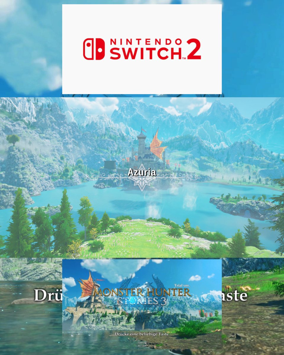 Dennis_RPGKING's tweet photo. #NintendoSwitch2 #MonsterHunterStories3 #Trialversion Spieltagebuch Update: Prinz von Azuria Dennis, Ranger Simon, Breitblattbecken und Azuria Siehe Bilder Yeah🙂 https://t.co/nQLB7WZvvo