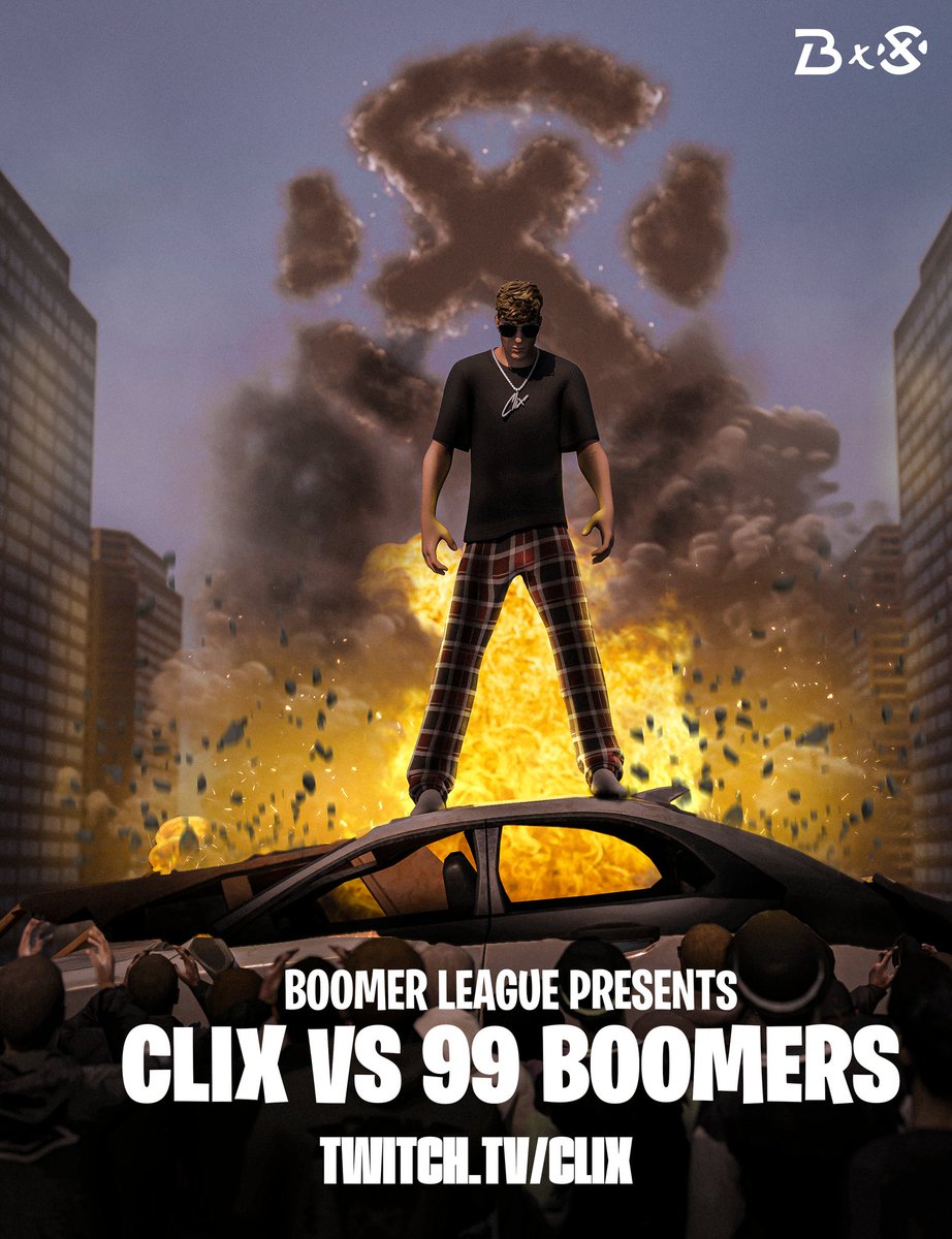 TGIF This is the day!
Tonight 7CT 8pm EST I will be streaming on Twitch this event. 
twitch.tv/tlkknitting
@clix vs 99 Boomers.
Will I last in this game? This is exciting even if I get toasted in the game! 😍
I am so happy that I will be apart of this! 
<a href="/BoomerLeagueFN/">Boomer League</a>