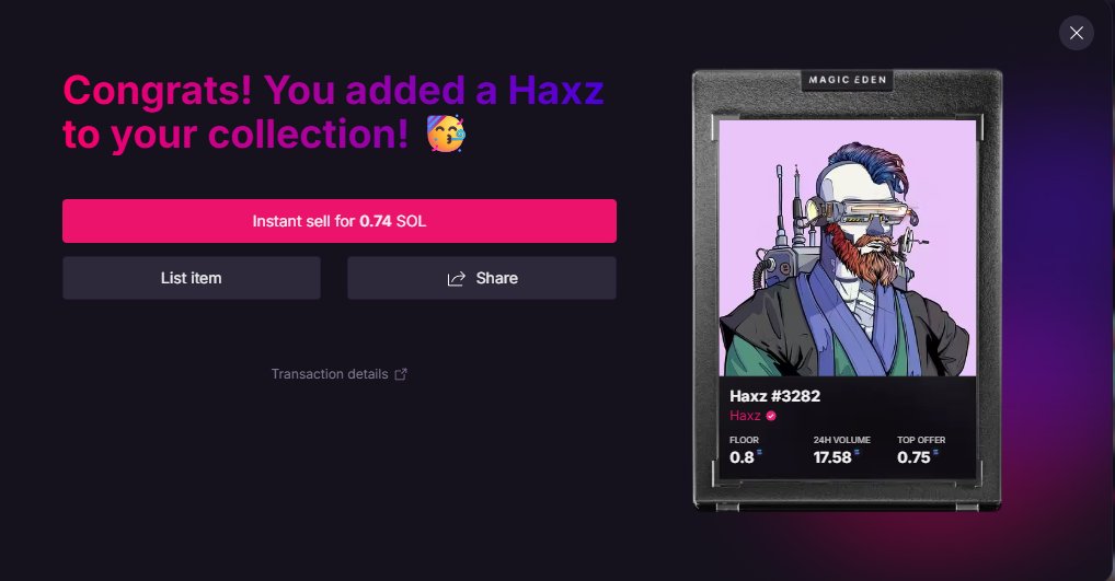 og15_thereal1's tweet photo. THANK YOU @MagicEden 
THANK YOU $EMPIRE @Omerta_SOL 
IM COMING @Haxz_xyz https://t.co/ZQgOWhnfDp