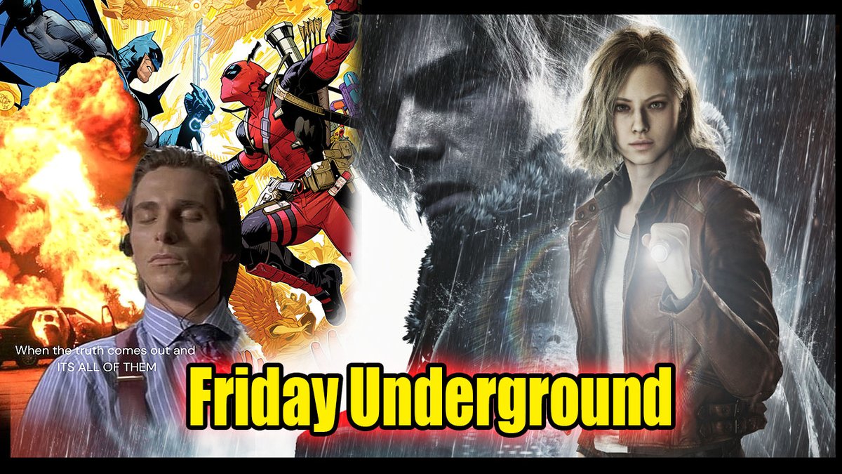 Friday Underground! Comics, Videogames, Ai, and the Files! A little after 5pm est! youtube.com/live/9TcFu5BNY…

on Rumble: rumble.com/v75e8fc-friday…