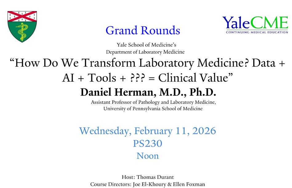 Yale Lab Medicine tweet media