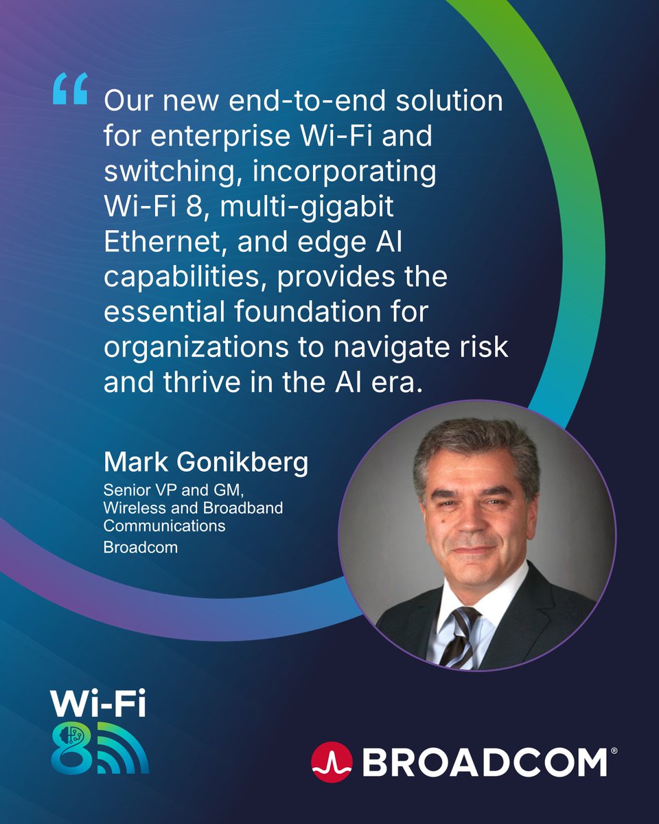 Broadcom tweet media