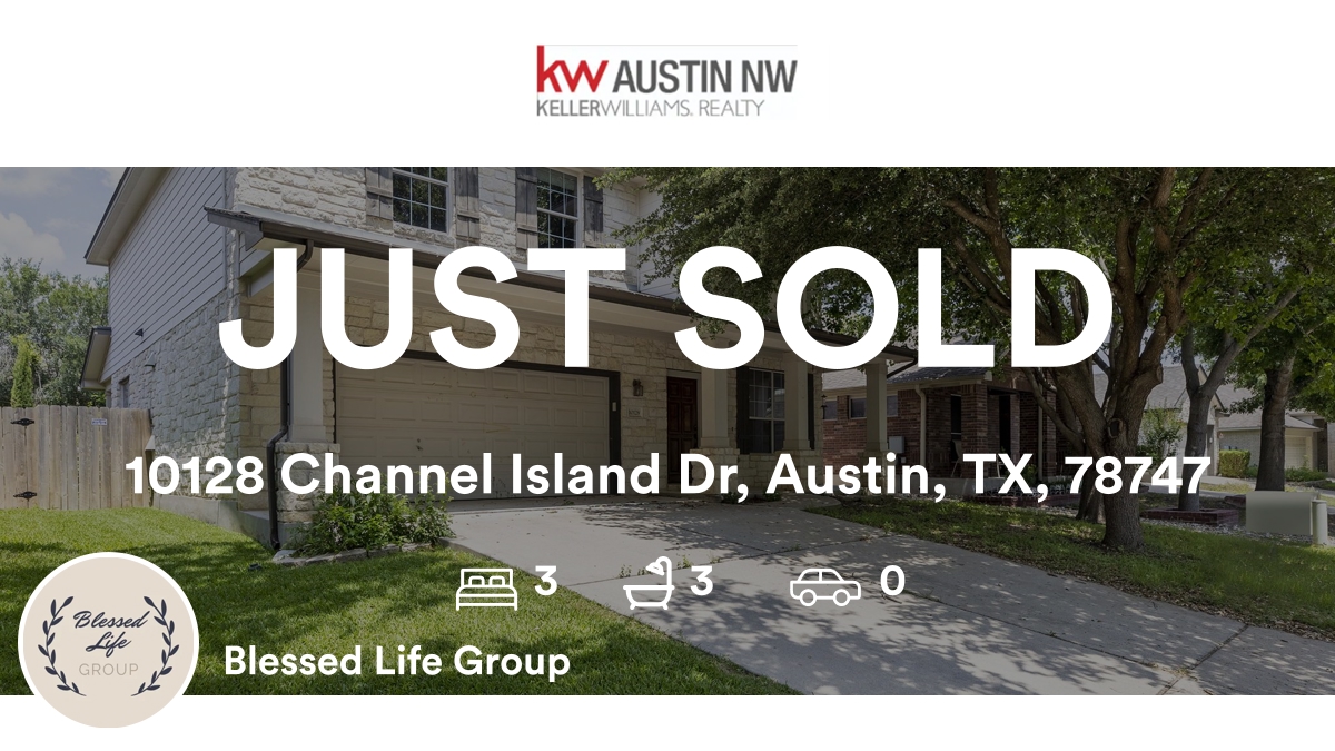 🛌 3 🛀 3
📍 10128 Channel Island Dr, Austin, TX, 78747

Our team’s latest sale on RateMyAgent
(TX) 526659
rma.reviews/sggcx424mxva

...
#ratemyagent #realestate #Blessed_Life_Group