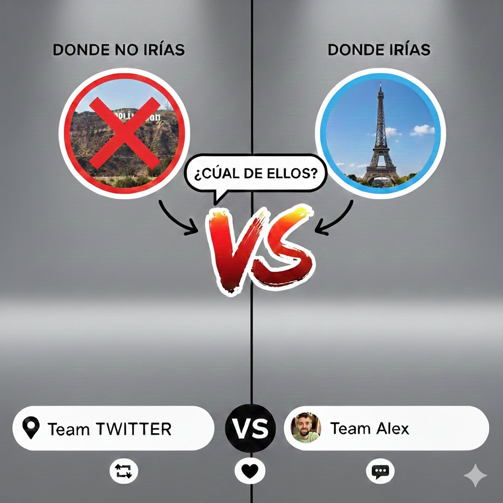 AlexExplorer_'s tweet photo. Eres más de RT 🔄 si coincides con el destino prohibido o de Like ❤️ si te vas directo a la Torre Eiffel?
Cuéntanos tus razones en los comentarios! 💬
#Viajes #Encuesta #TeamTwitter #TeamAlex #Destinos #Wanderlust https://t.co/Q4bDDqNdhI