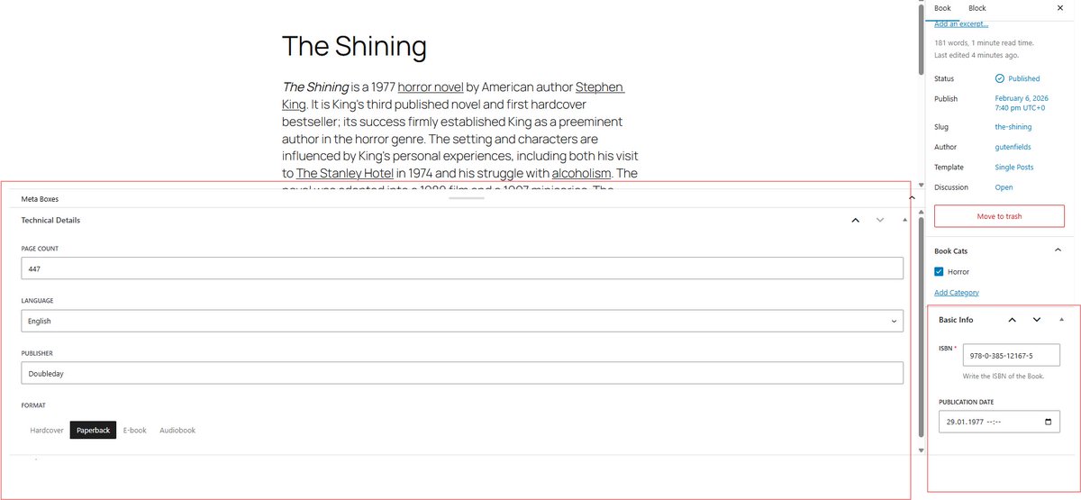 kadimgultekin_'s tweet photo. Guten Fields uses @wordpress/components directly. No custom CSS bloat, just pure, native React power for your custom fields.
Coming soon!
  #WordPress #gutenberg #customfields #gutenfields https://t.co/sz5nd6xaxX