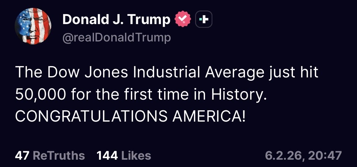 KOSMOS...👏👏👏😂🤣😂
#DowJones