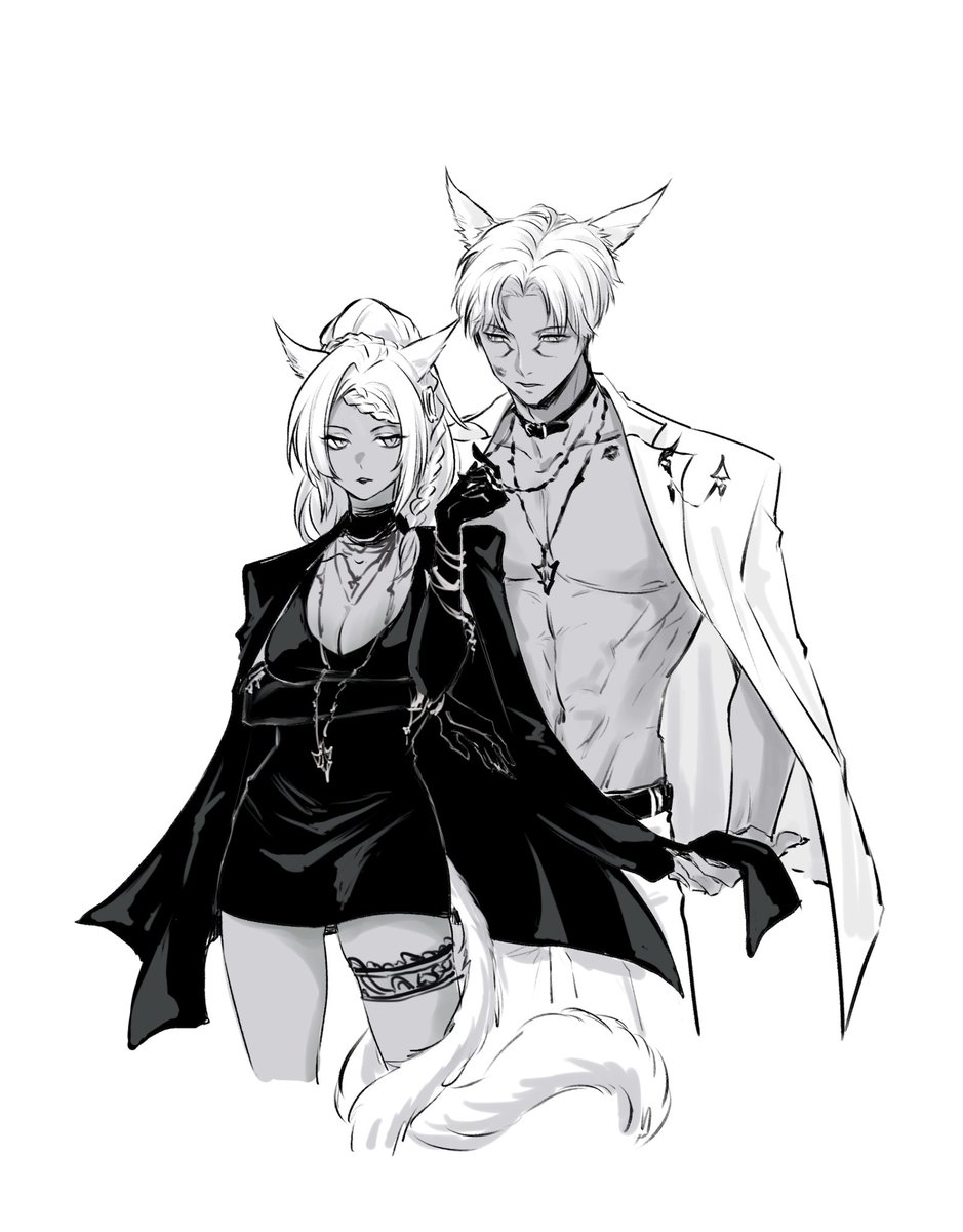 #ff14 画了小情侣～