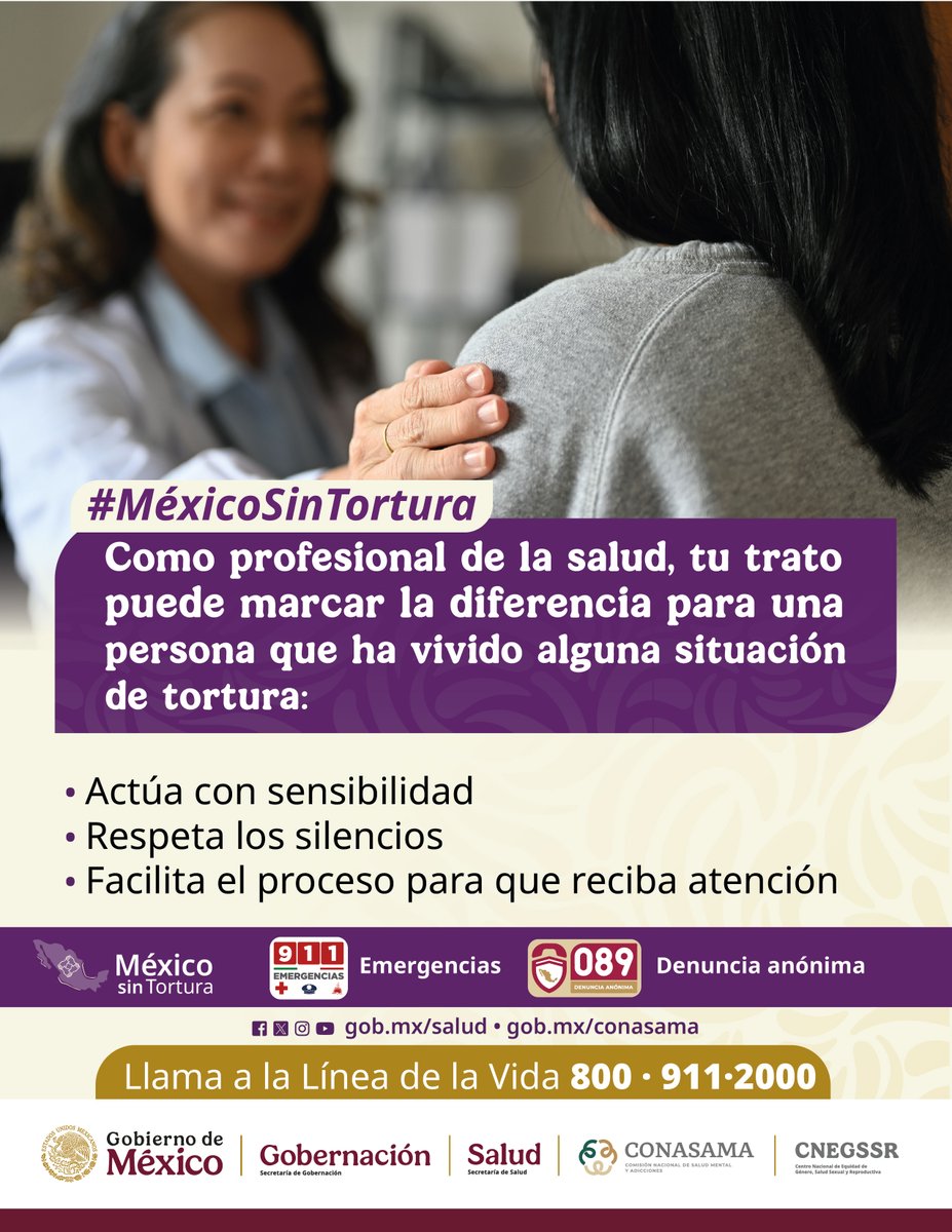 CecaTabasco's tweet photo. Un trato empático, cálido y respetuoso es clave para evitar cualquier  violencia  en los servicios de salud.
¿Cómo brindar una atención digna?
✔️Actúa con sensibilidad y humanidad.
✔️Respeta los silencios y los tiempos 
✔️Escucha sin juzgar.
✔️Facilita el acceso a la atención. https://t.co/DajYDNYyyH