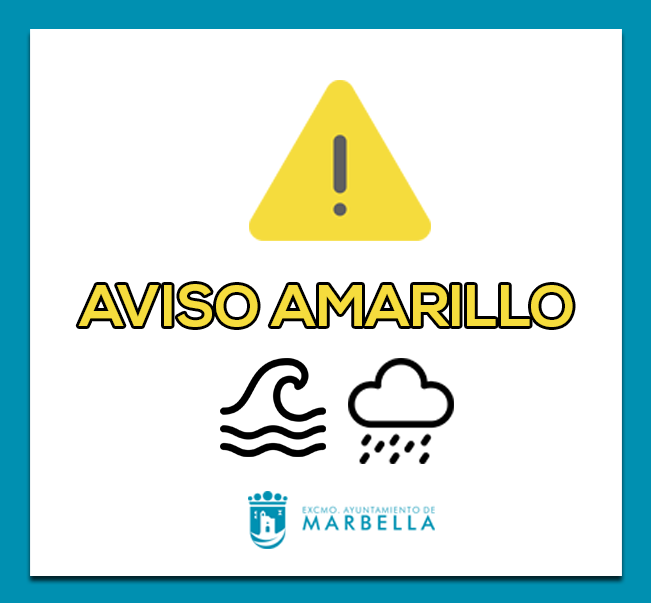 Ayto_Marbella's tweet photo. 🟧La @AEMET_Andalucia eleva a naranja el aviso por viento mañana sábado día 7 de febrero, entre las 15.00 y las  21.00 horas, y mantiene el aviso amarillo por lluvias y fenómenos costeros 

🔗https://t.co/ma7ofxO6Js https://t.co/ZkC95ZJkER