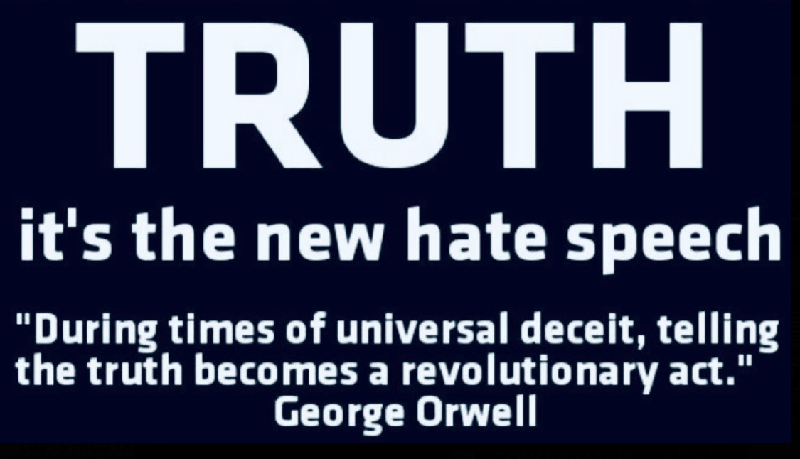 Defundmedianow's tweet photo. @XFreeze Truth is now “hate speech”… https://t.co/vwt7e2TJGY