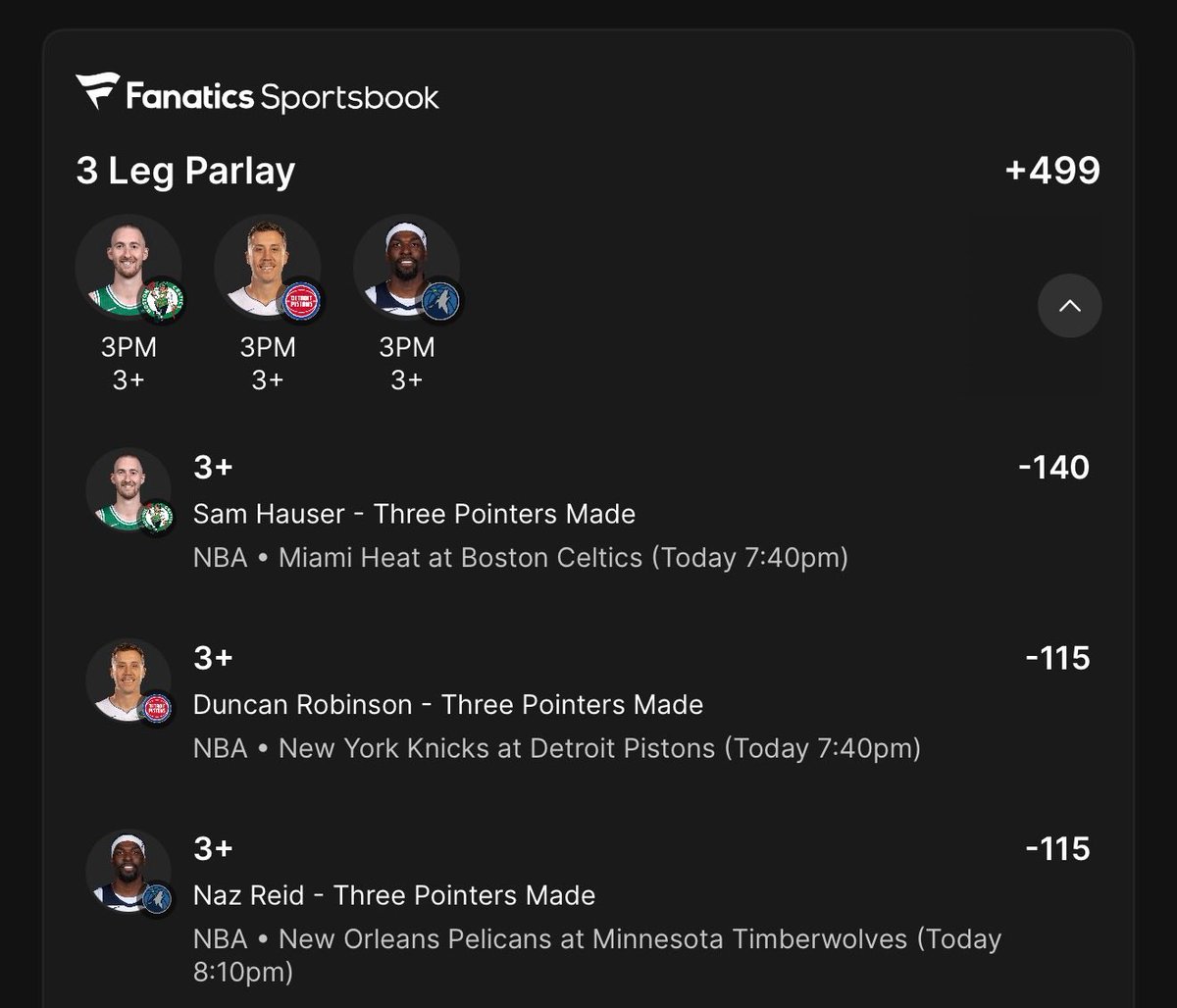 onlyparlays's tweet photo. Friday Night Shooters 🎯 https://t.co/5QUd421MQt
