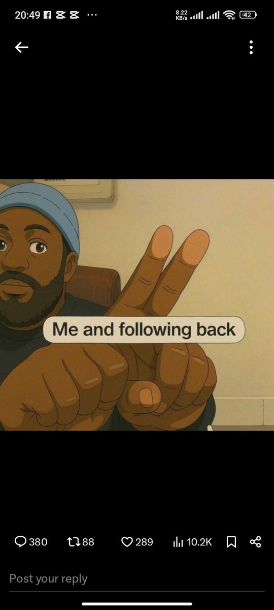 Simple53287's tweet image. Follow for a swift follow back ☺️