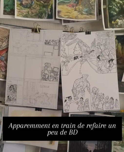 J'arrive presque à refaire de la BD